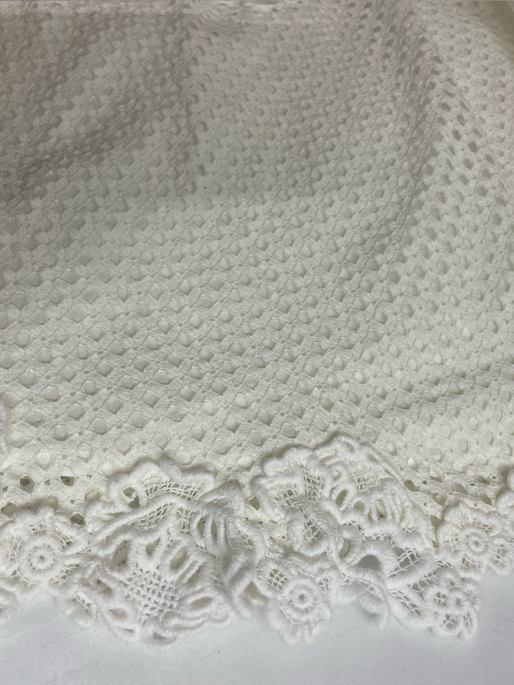 Eliza J Women’s Cream Eyelet V-Neck Midi Dress Size 12 - Picture 6 of 16
